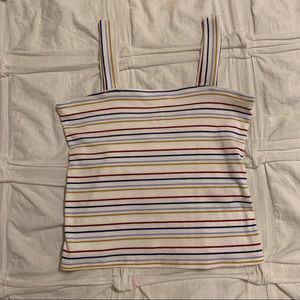 rainbow striped tank top!